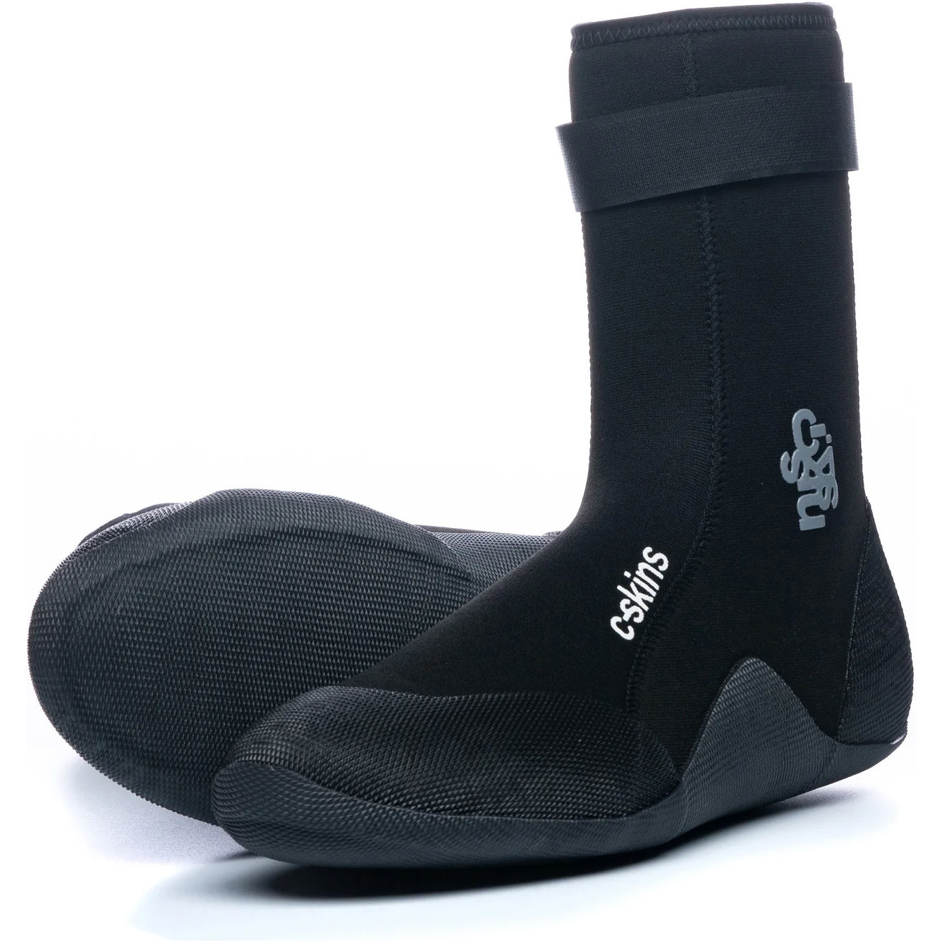 2026 C-Skins Legend 6mm Botas De Neopreno Com Biqueira Redonda Em Polipropileno C-BOLEPP - Black / Charcoal